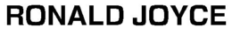 RONALD JOYCE trademark