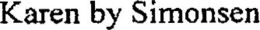 KAREN BY SIMONSEN trademark