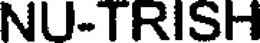 NU-TRISH trademark