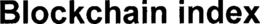 BLOCKCHAIN INDEX trademark