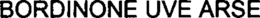 BORDINONE UVE ARSE trademark