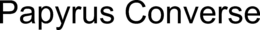 PAPYRUS CONVERSE trademark