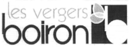 LES VERGERS BOIRON B trademark