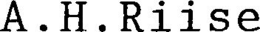 A.H.RIISE trademark