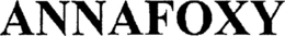 ANNAFOXY trademark