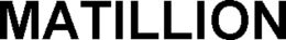 MATILLION trademark