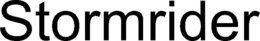 STORMRIDER trademark