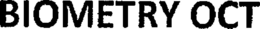 BIOMETRY OCT trademark