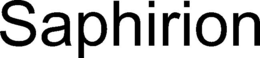 SAPHIRION trademark