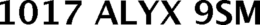 1017 ALYX 9SM trademark