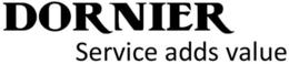 DORNIER SERVICE ADDS VALUE trademark
