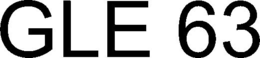 GLE 63 trademark