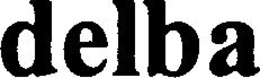 DELBA trademark