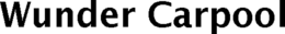 WUNDER CARPOOL trademark