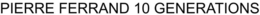 PIERRE FERRAND 10 GENERATIONS trademark