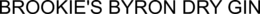 BROOKIE'S BYRON DRY GIN trademark