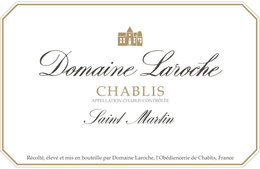 DOMAINE LAROCHE CHABLIS CONTRÔLÉE SAINTMARTIN RÉCOLTÉ, ÉLEVÉ ET MIS BOUTEILLE PAR DOMAINE LAROCHE, I'OBÉDIENCERIE DE CHABLIS, FRANCE trademark