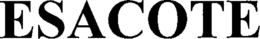 ESACOTE trademark