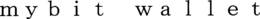 M Y B I T W A L L E T trademark