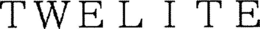 TWELITE trademark
