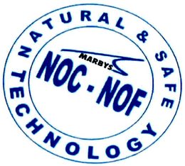 MARBYS NOC-NOF NATURAL & SAFE TECHNOLOGY trademark