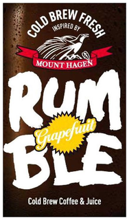 COLD BREW FRESH INSPIRED BY MOUNT HAGEN RUMBLE GRAPEFRUIT COLD BREW COFFEE & JUICE trademark