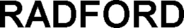 RADFORD trademark