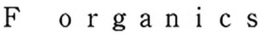 F ORGANICS trademark