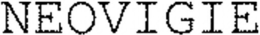 NEOVIGIE trademark