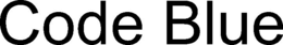 CODE BLUE trademark
