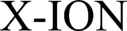 X-ION trademark