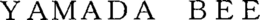 YAMADA BEE trademark