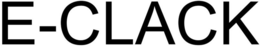 E-CLACK trademark