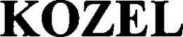 KOZEL trademark