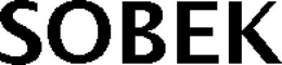 SOBEK trademark