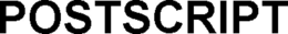 POSTSCRIPT trademark