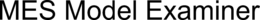 MES MODEL EXAMINER trademark