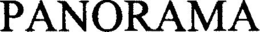 PANORAMA trademark