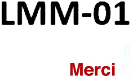 LMM-01 MERCI trademark
