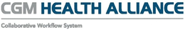 CGM HEALTH ALLIANCE COLLABORATIVE WORKFLOW SYSTEM trademark