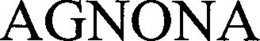 AGNONA trademark
