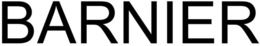 BARNIER trademark