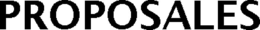 PROPOSALES trademark