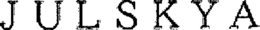 JULSKYA trademark