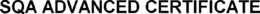 SQA ADVANCED CERTIFICATE trademark