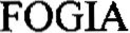 FOGIA trademark