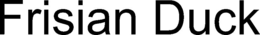 FRISIAN DUCK trademark