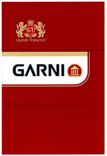 GARNI GT GRAND TOBACCO trademark