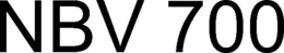NBV 700 trademark