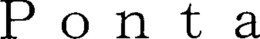 PONTA trademark